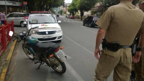 Polícia Militar recupera motocicleta roubada em Jaraguá do Sul ND Mais