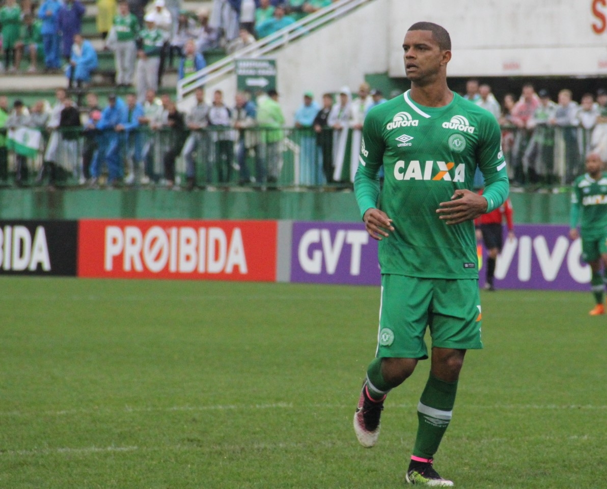 Bruno Rangel marcou os dois gols da vitória da Chape sobre o River, em 2015 - Giba Pace Thomaz-Chapecoense