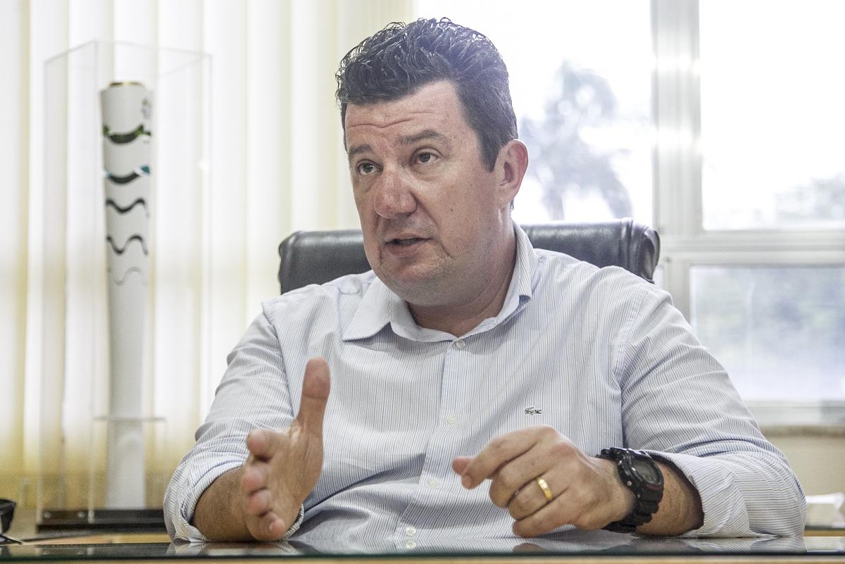 Prefeito de Biguaçu, Ramon Wollinger (PSD) afirma que Florianópolis é a única que não paga a TFA - Marco Santiago/ND