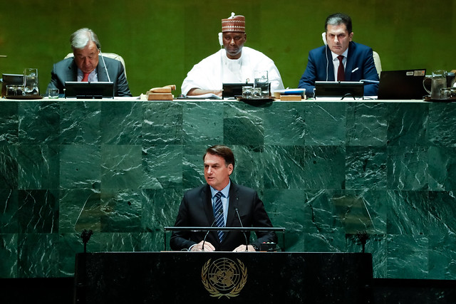 Leia na íntegra o discurso de Jair Bolsonaro na Assembleia da ONU