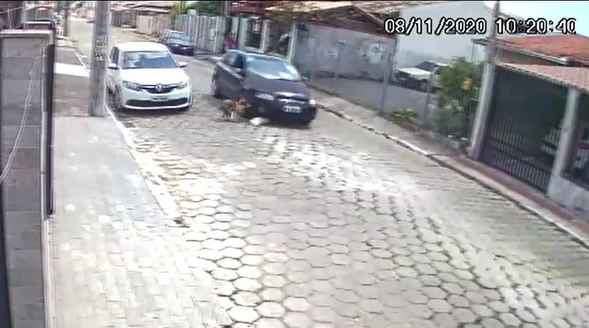 V Deo Carro Passa Por Cima De C O E N O Presta Socorro Em Itaja