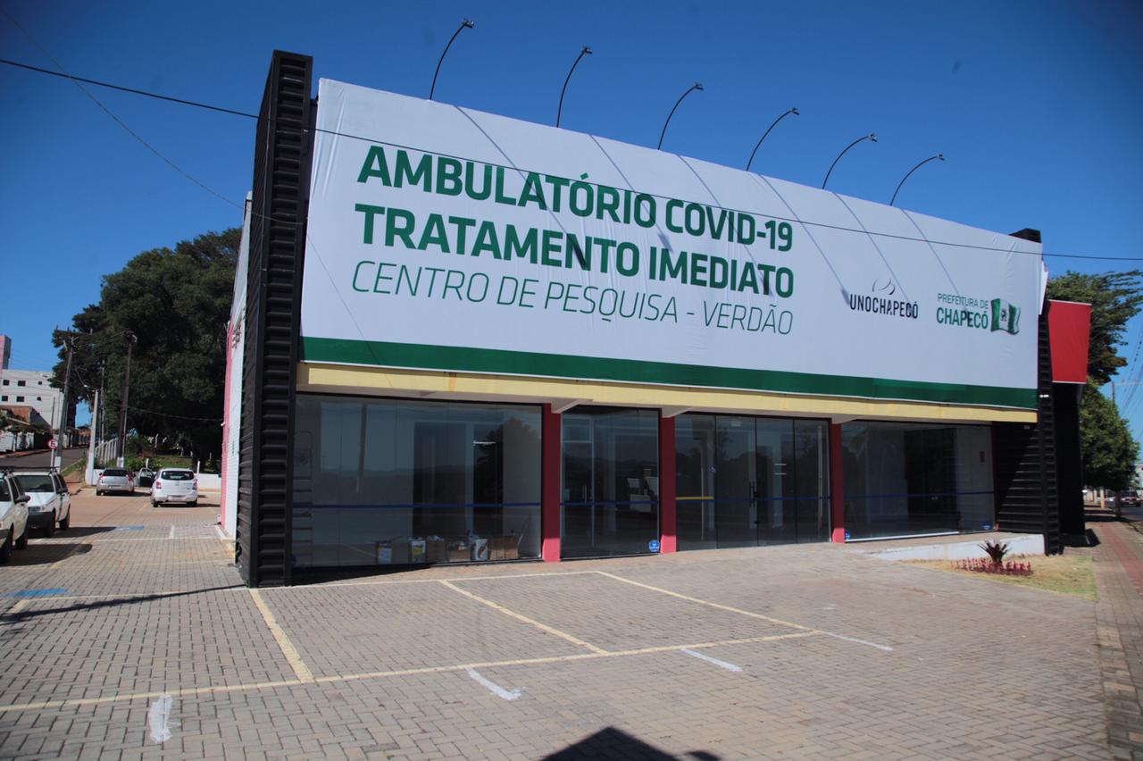 Novo ambulatório Covid 19 de Chapecó inicia atendimentos nesta quinta feira