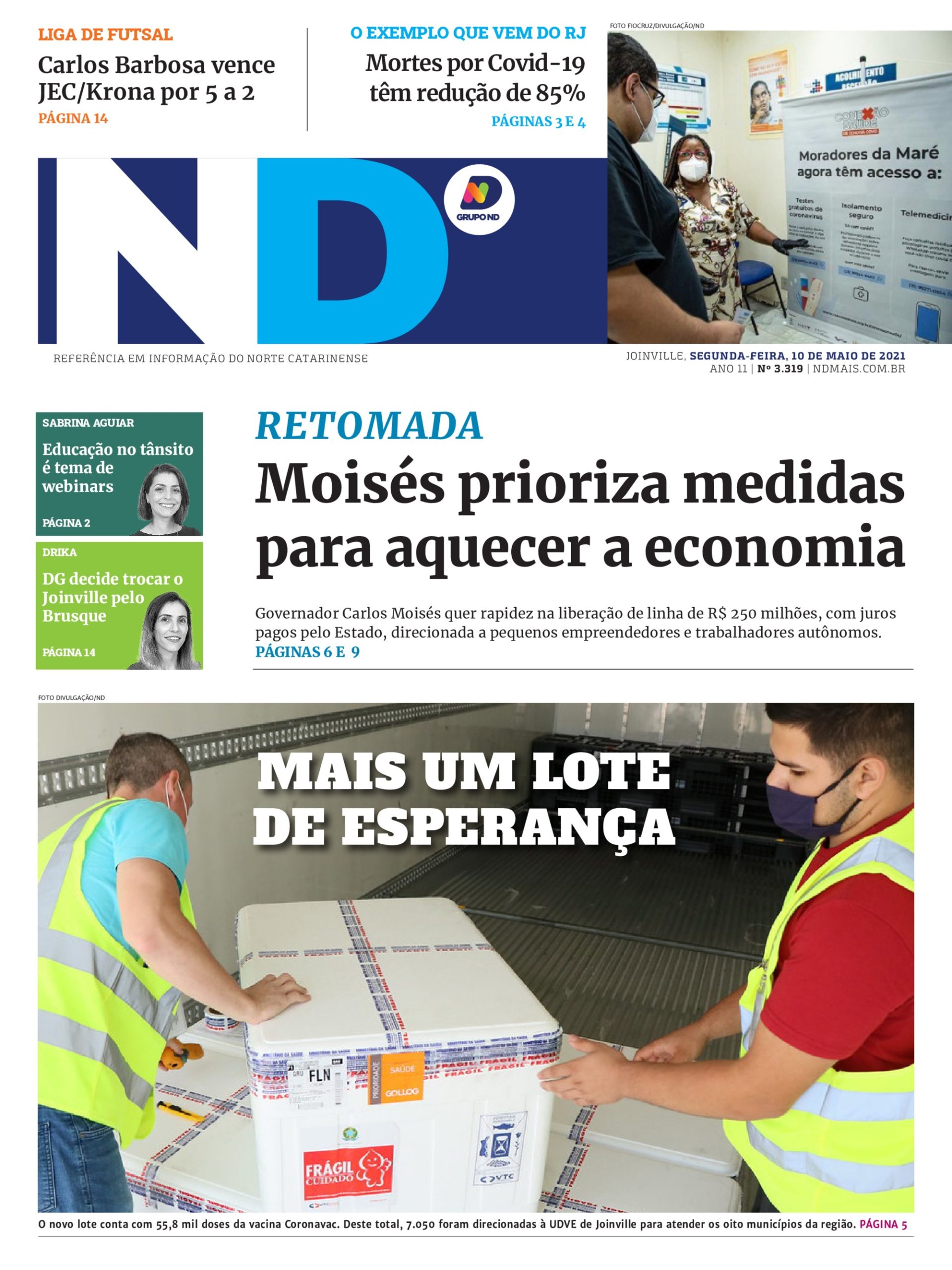 Jornal Nd Joinville Edi O Digital Nd Mais