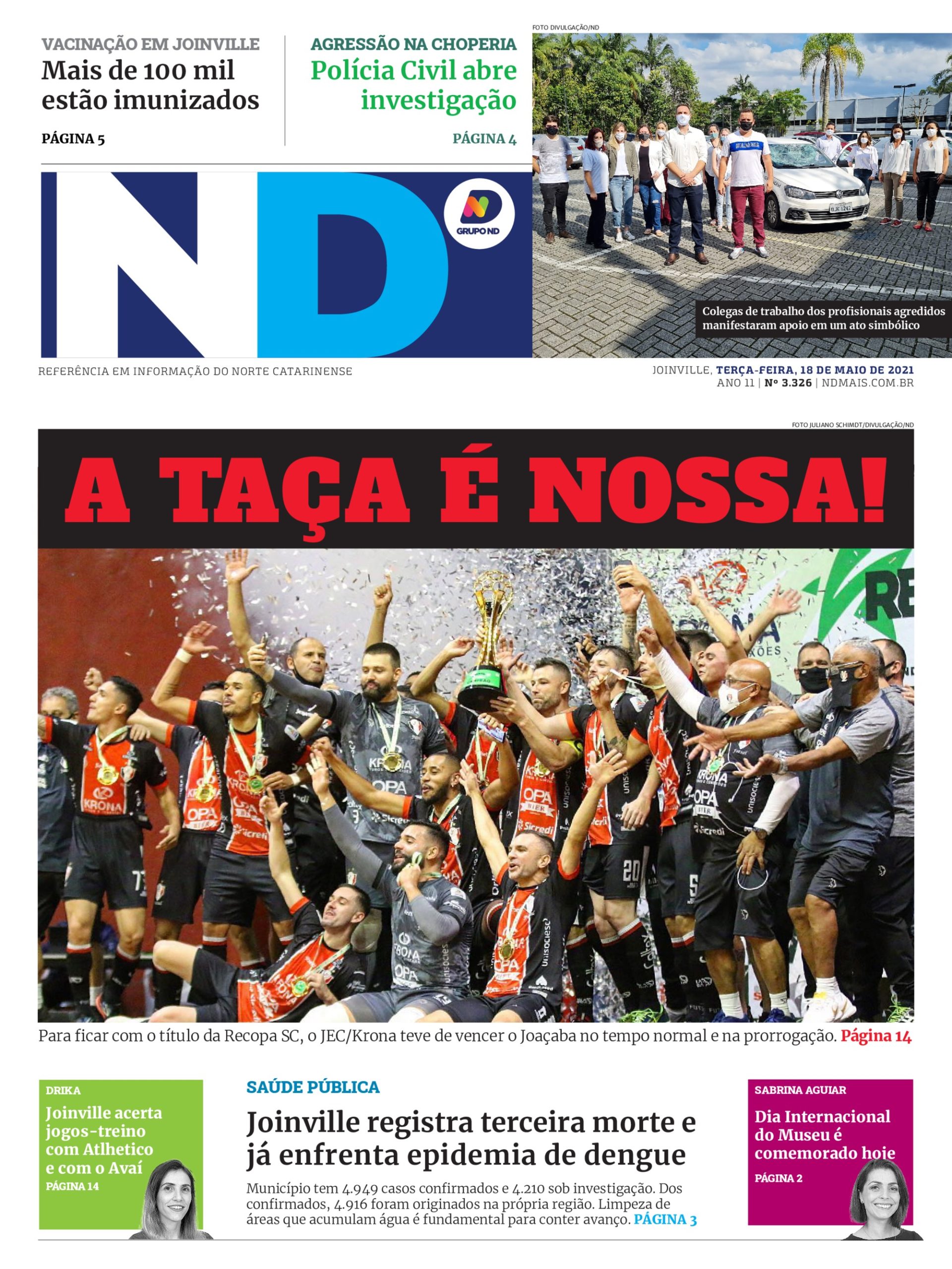 Jornal ND Joinville 18 05 2021 Edição digital ND Mais