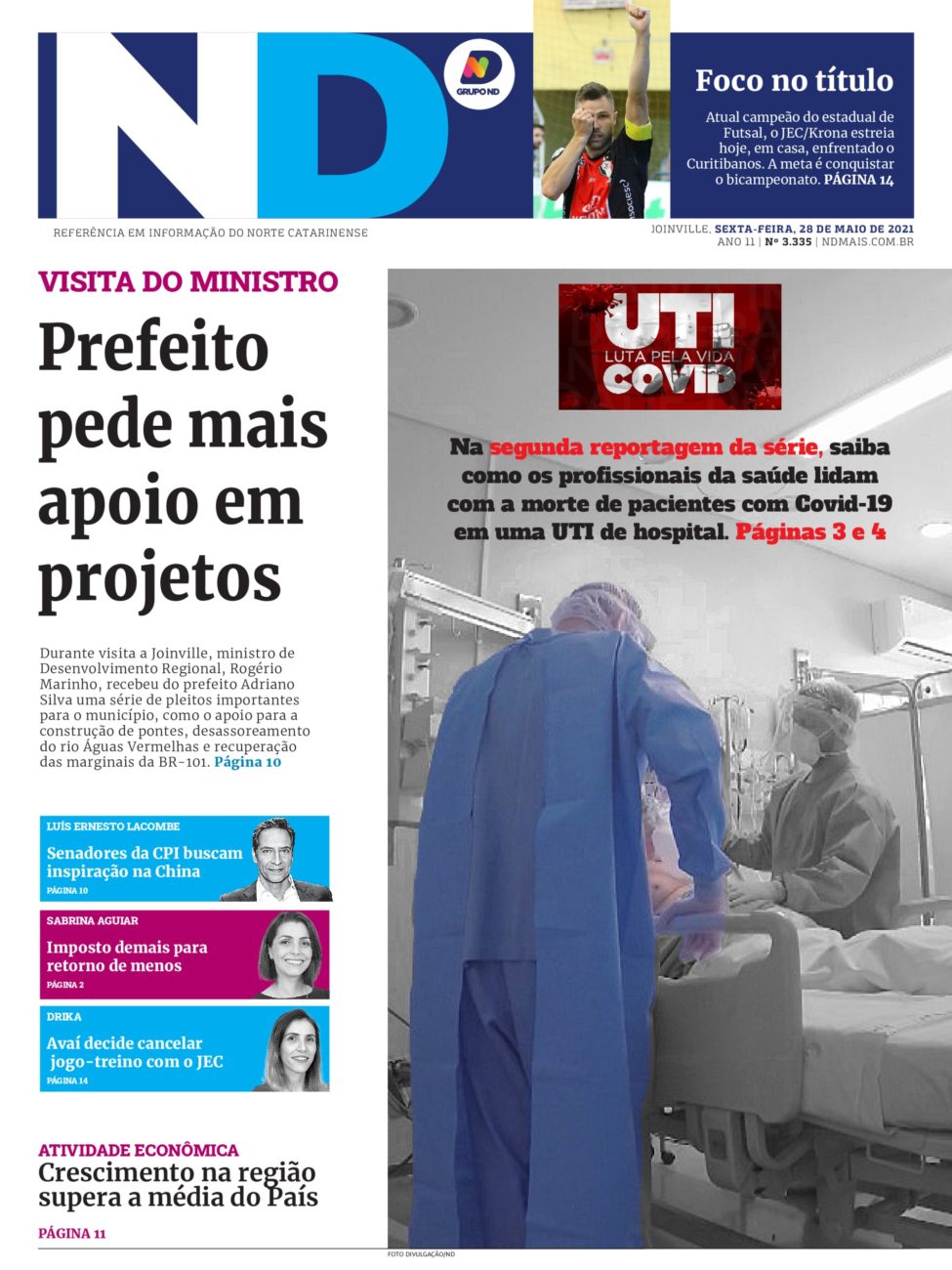 Jornal Nd Joinville Edi O Digital Nd Mais