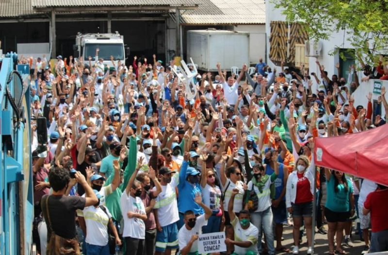 Após 7 dias de paralisação trabalhadores encerram greve da Comcap em