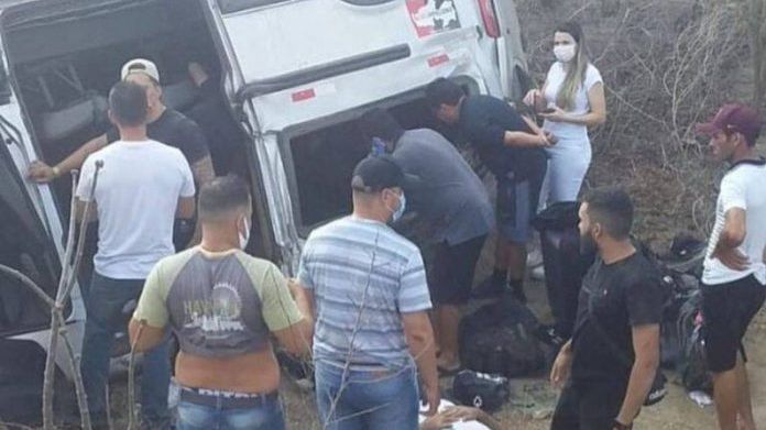 VÍDEO van de Gusttavo Lima sofre grave acidente ao retornar de show na