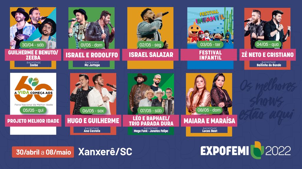 Expofemi Lan Ada Em Xanxer Veja Os Shows