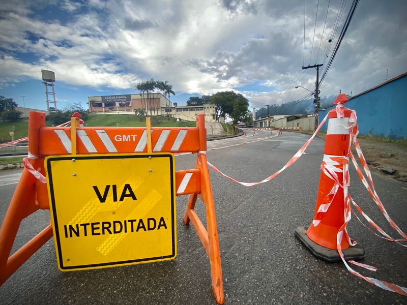 Rua Pomerode Volta A Ser Interditada Em Blumenau