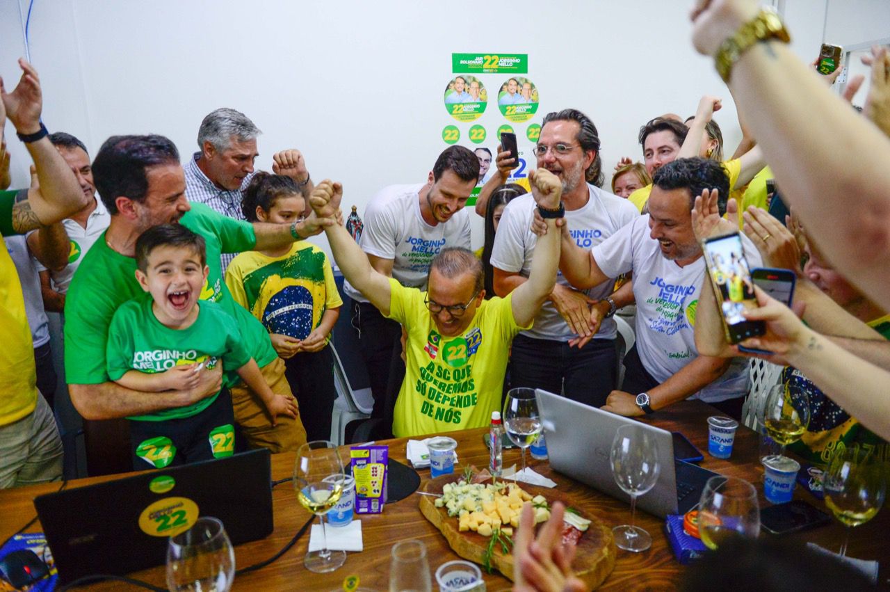 Fotos Veja A Comemora O De Jorginho Mello No Momento Da Elei O Ao