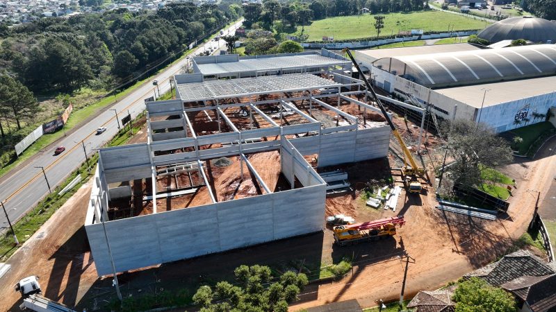 Novo pavilhão da Efapi em Chapecó está 40 concluído veja fotos