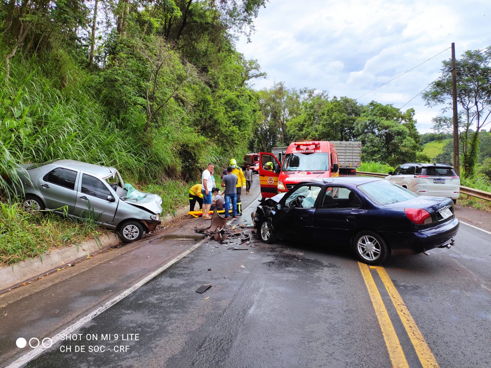 Colis O Frontal Deixa Feridos Em Coronel Freitas