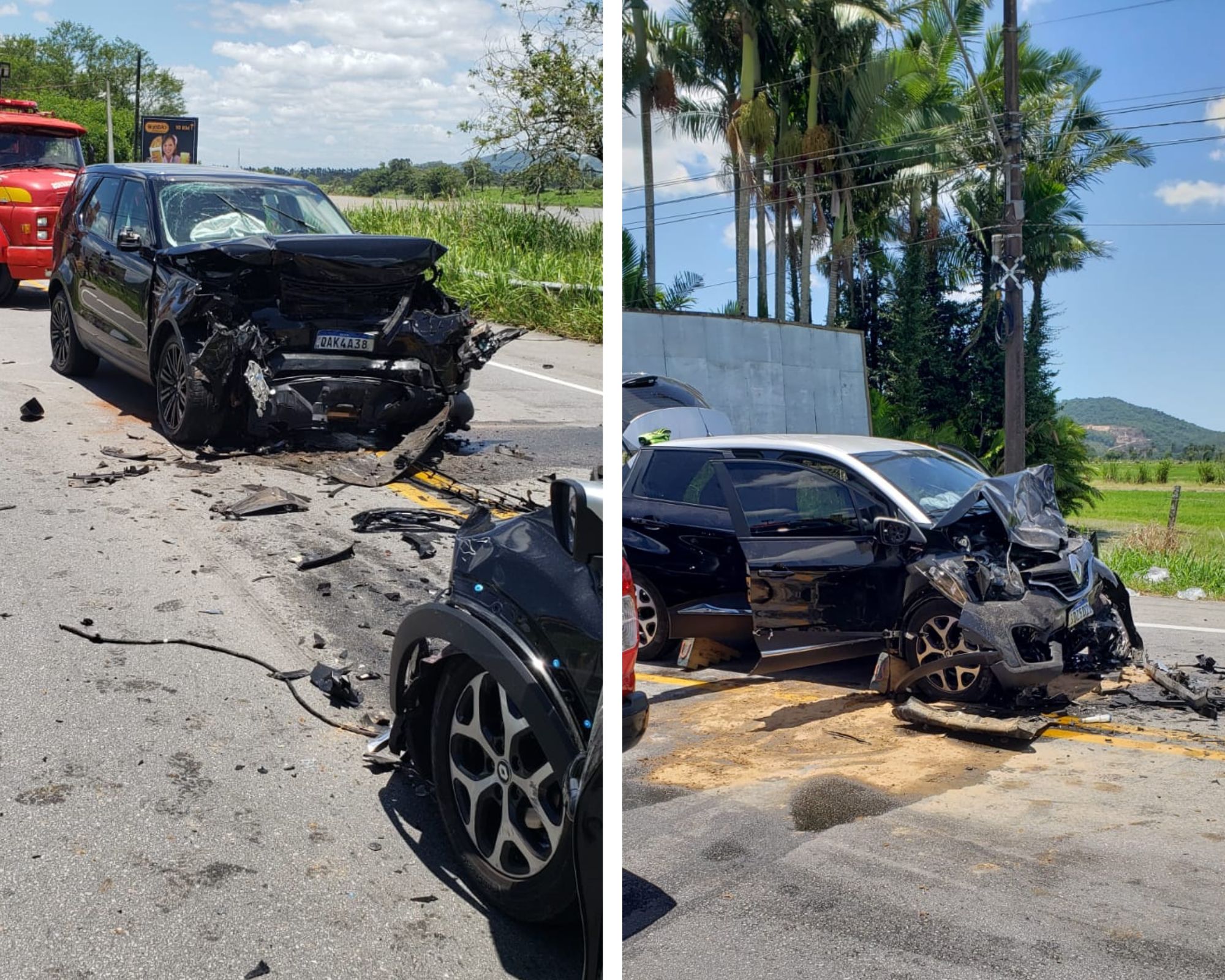 Grave Acidente Deixa 5 Pessoas Feridas Em Ilhota Uma Idosa Ficou Presa