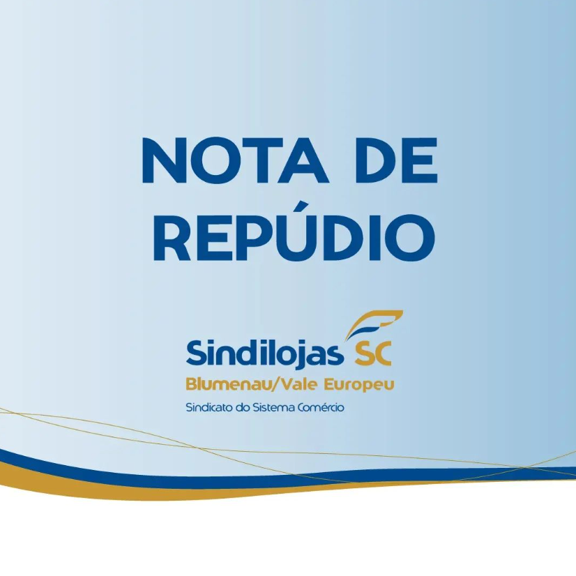 Sindilojas Blumenau emite nota de repúdio após atos de vandalismo em