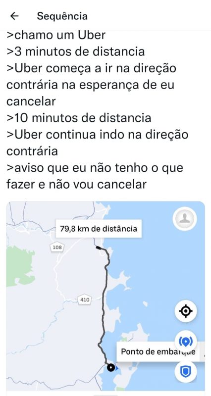 Quando O Uber Nunca Chega Corrida Sai Pela Culatra E Viraliza Em Sc