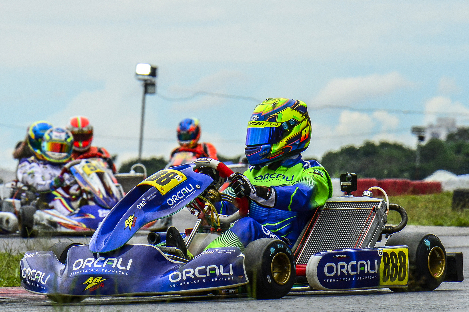 Piloto manezinho conquista pódio na 2ª etapa da Copa SP Light de Kart