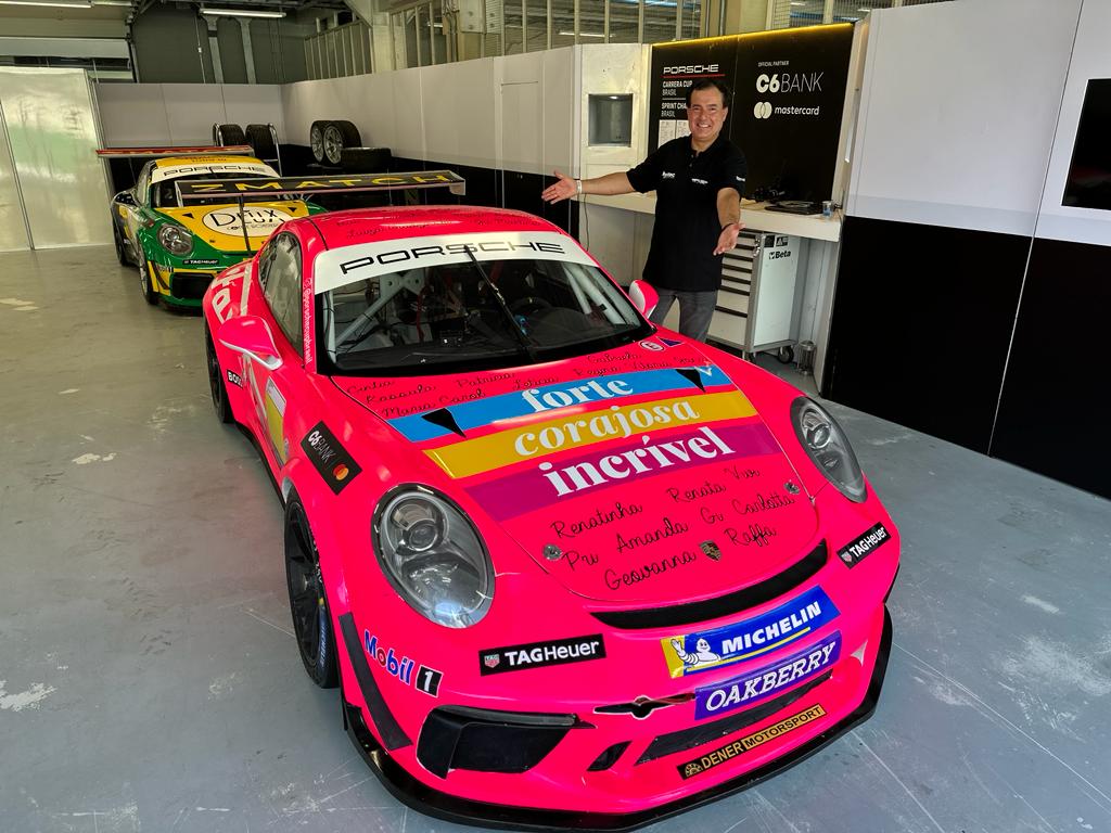 VÍDEO Piloto catarinense vai fazer homenagem às mulheres na Porsche Cup