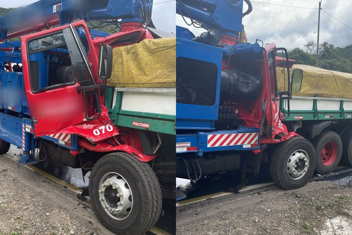 Cabine De Caminh O Esmagada Em Acidente E Caminhoneiro Morre Na Br