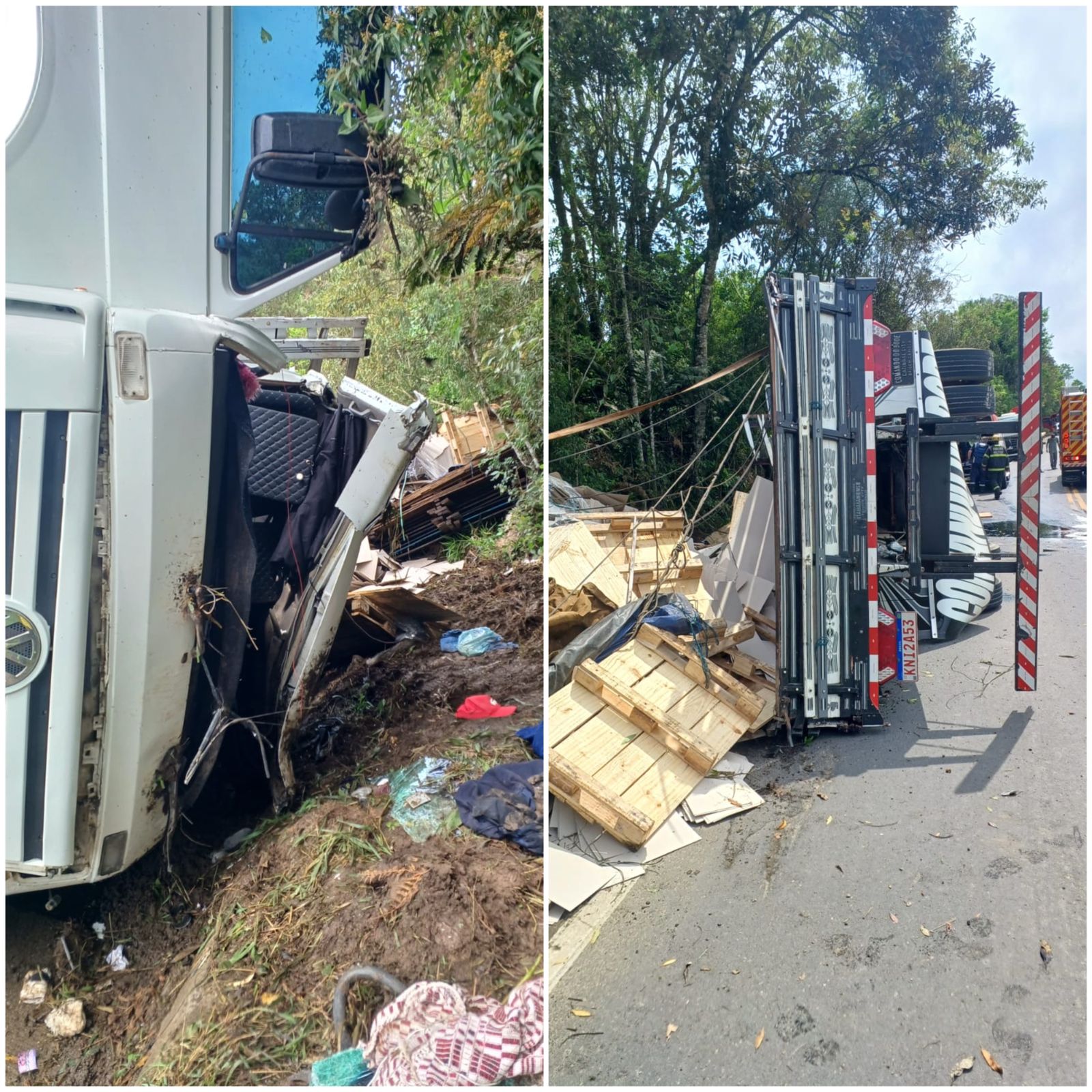 Motorista Fica Bra O Preso Em Caminh O Ap S Acidente Na Sc Em Tai