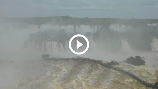 VÍDEO Passarela das Cataratas do Iguaçu é reaberta