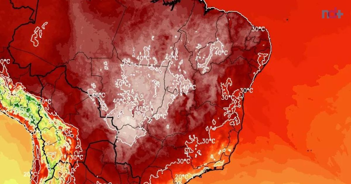 Calor histórico acima dos 44 8C chega ao Brasil neste fim de semana