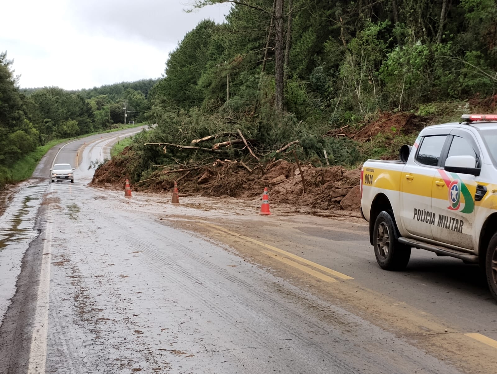 Chuvas Em Sc Rodovias Est O Interditadas E Parcialmente