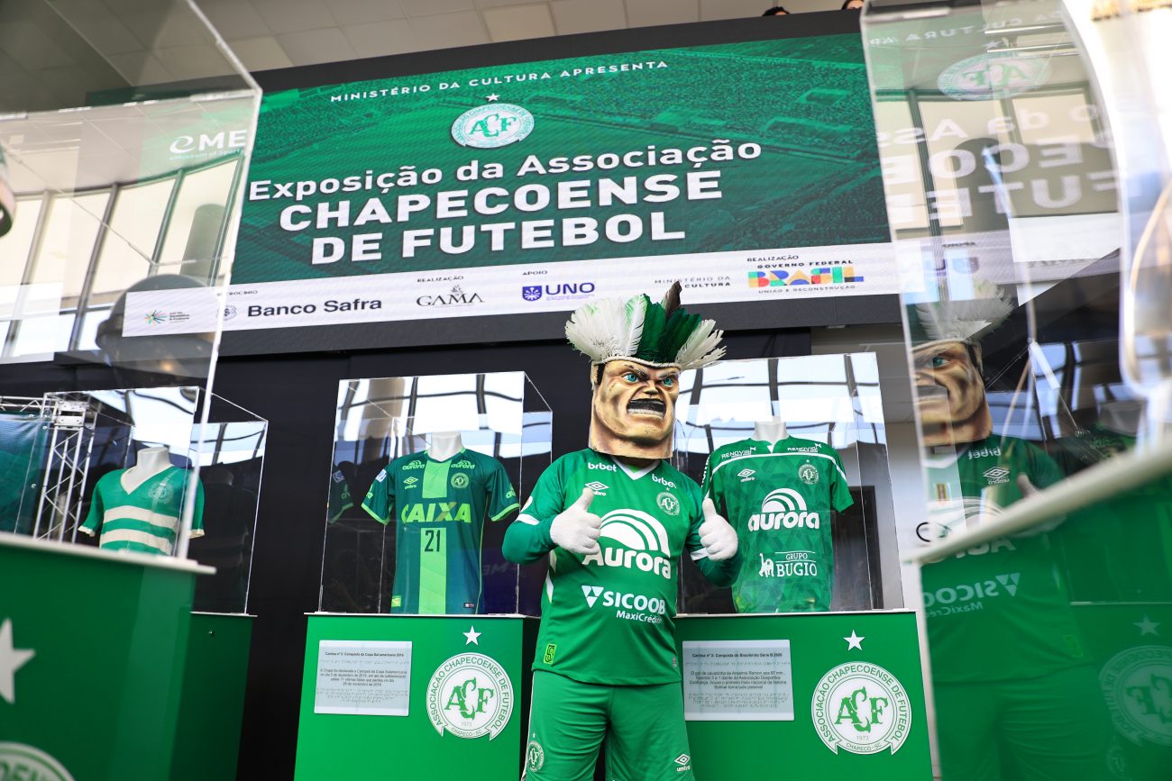 Exposição da Chapecoense está no eMuseu do Esporte