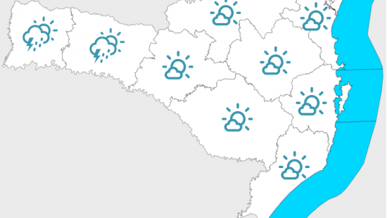 Tempo em SC em 2025 será mais seco nos primeiros meses