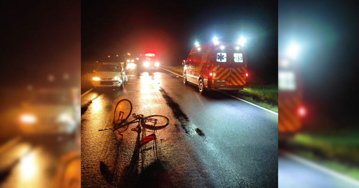 Ciclista morre atropelado após colisão no Extremo Sul de SC