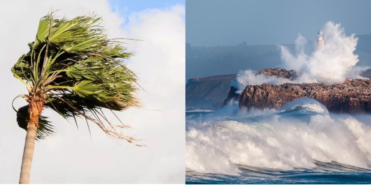 Ciclone provoca rajadas de vento e ondas até 3 5 m em SC