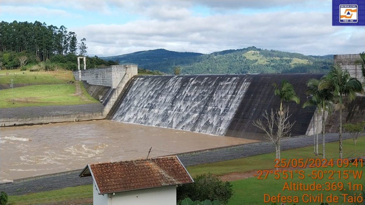 Fotos Barragem De Tai Verte Ap S Atingir Da Capacidade