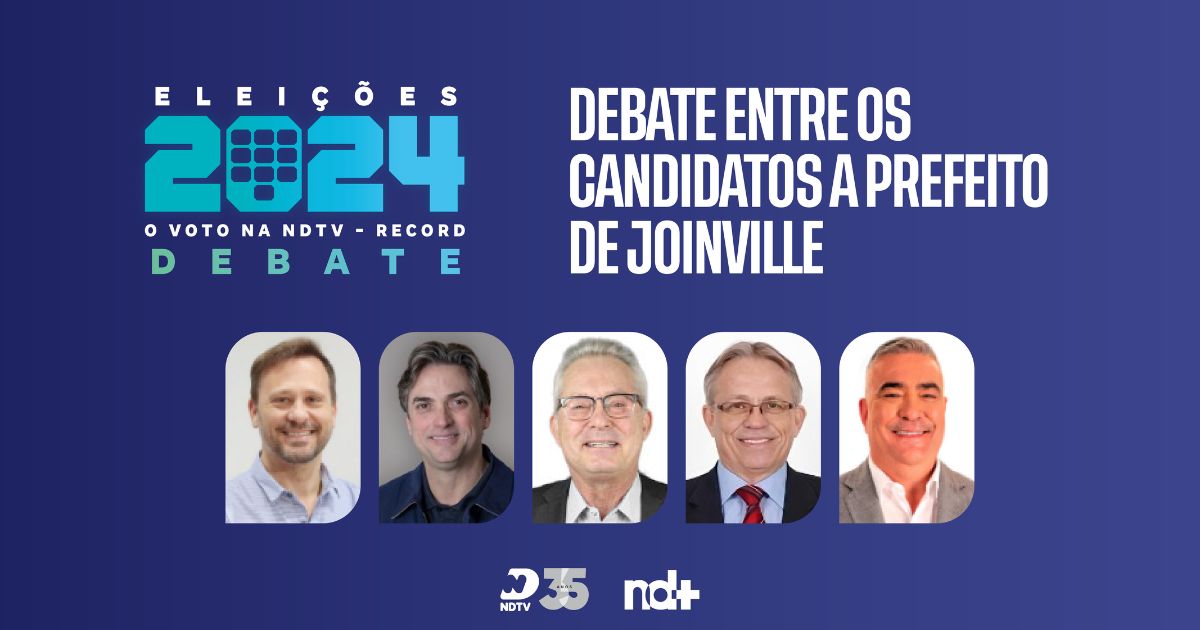 Veja A Ntegra Do Debate Entre Os Candidatos A Prefeito De Joinville Na