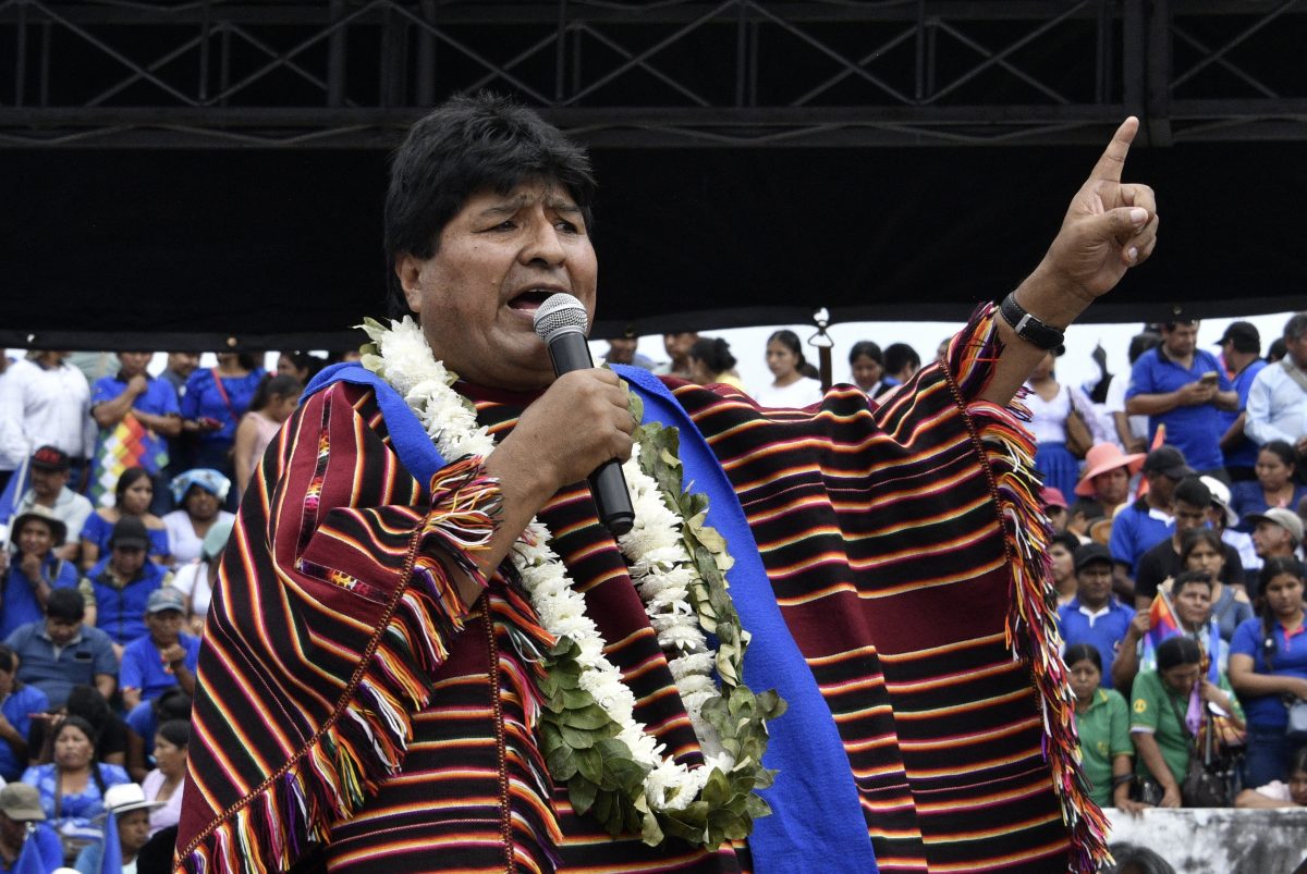 Ministério Público da Bolívia pede prisão de Evo Morales por tráfico