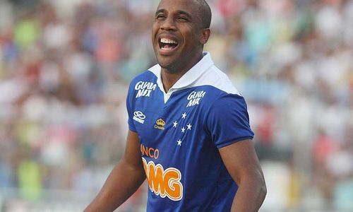 Atacante Borges no inesquecível jogo Cruzeiro 5 x 3 Criciúma, #Cruzeiro, Valeu, Borges!