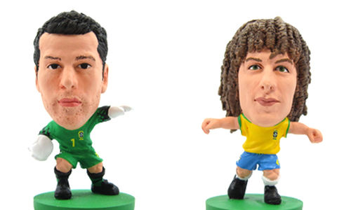 Minicraques Soccerstarz Seleção Brasileira 2014 na caixa