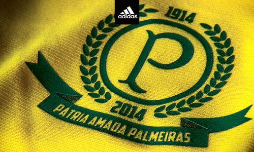 BOLA FUTEBOL PALMEIRAS 1914 AMARELA