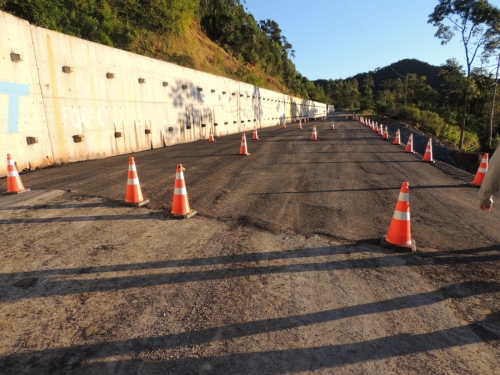 DNIT avança com recuperação da BR-280 na Serra de Corupá - Portal São Bento  Notícias