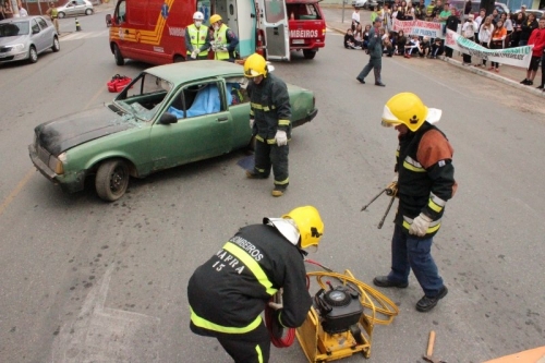 Bombeiros Fazem Simulação De Resgate Durante A Semana Nacional Do Trânsito Em Mafra Nd Mais 5515