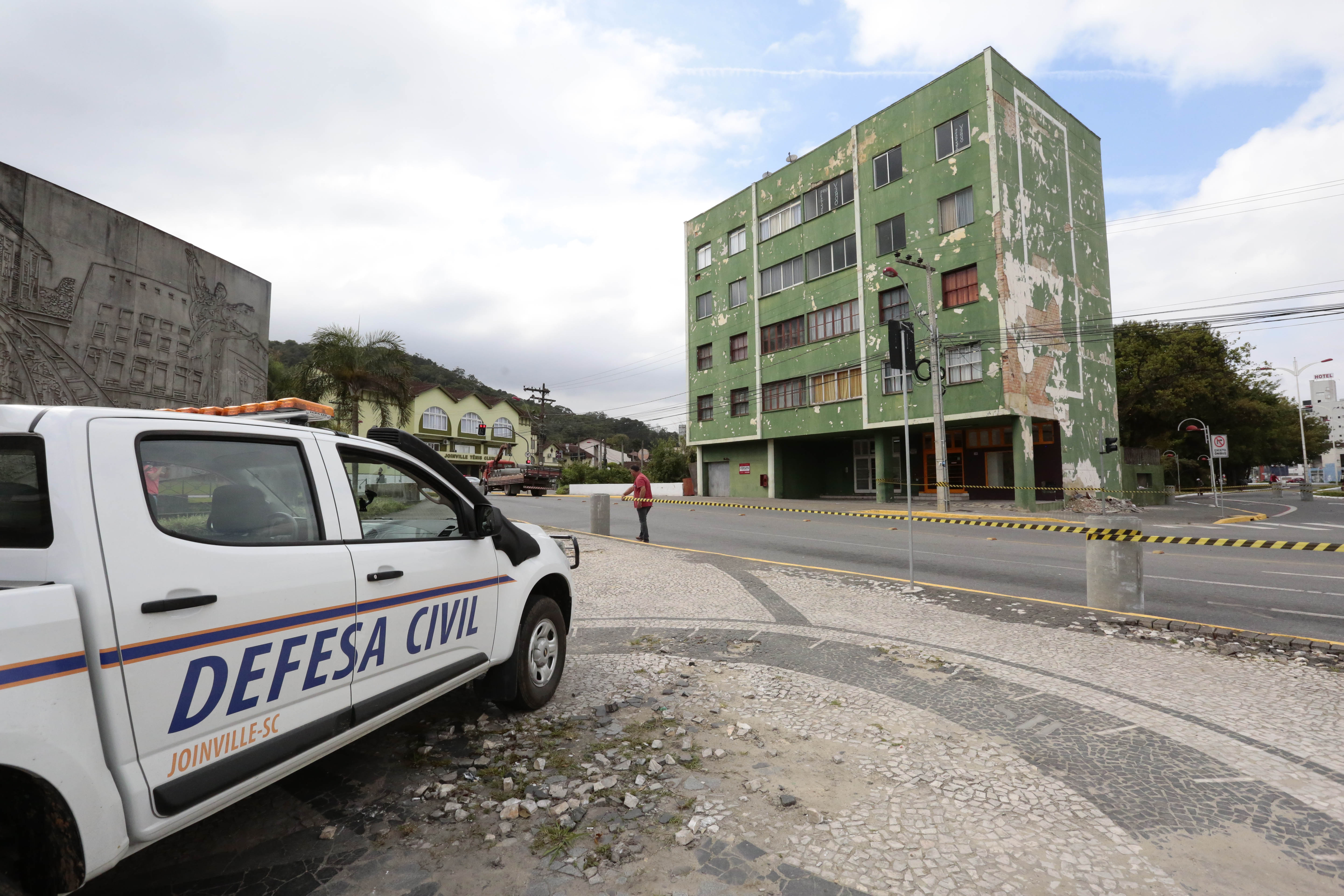 "Prédio Verde" é liberado para retorno de moradores no centro de Joinville