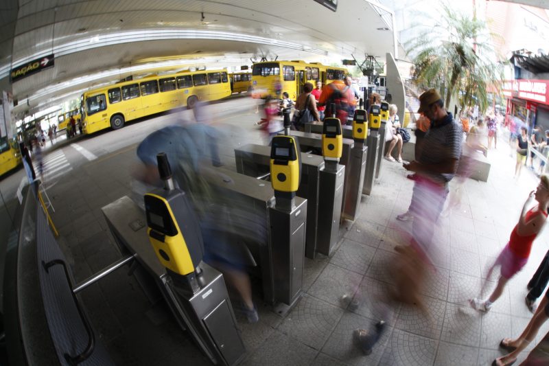 Terminal central de Joinville deve ser revitalizado e integrado com cultura e esporte – Foto: Carlos Junior/Arquivo/ND