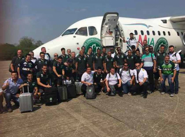 Avi&atilde;o da LaMia que levaria a delega&ccedil;&atilde;o da Chapecoense para Col&ocirc;mbia. – Foto: Divulga&ccedil;&atilde;o/ND