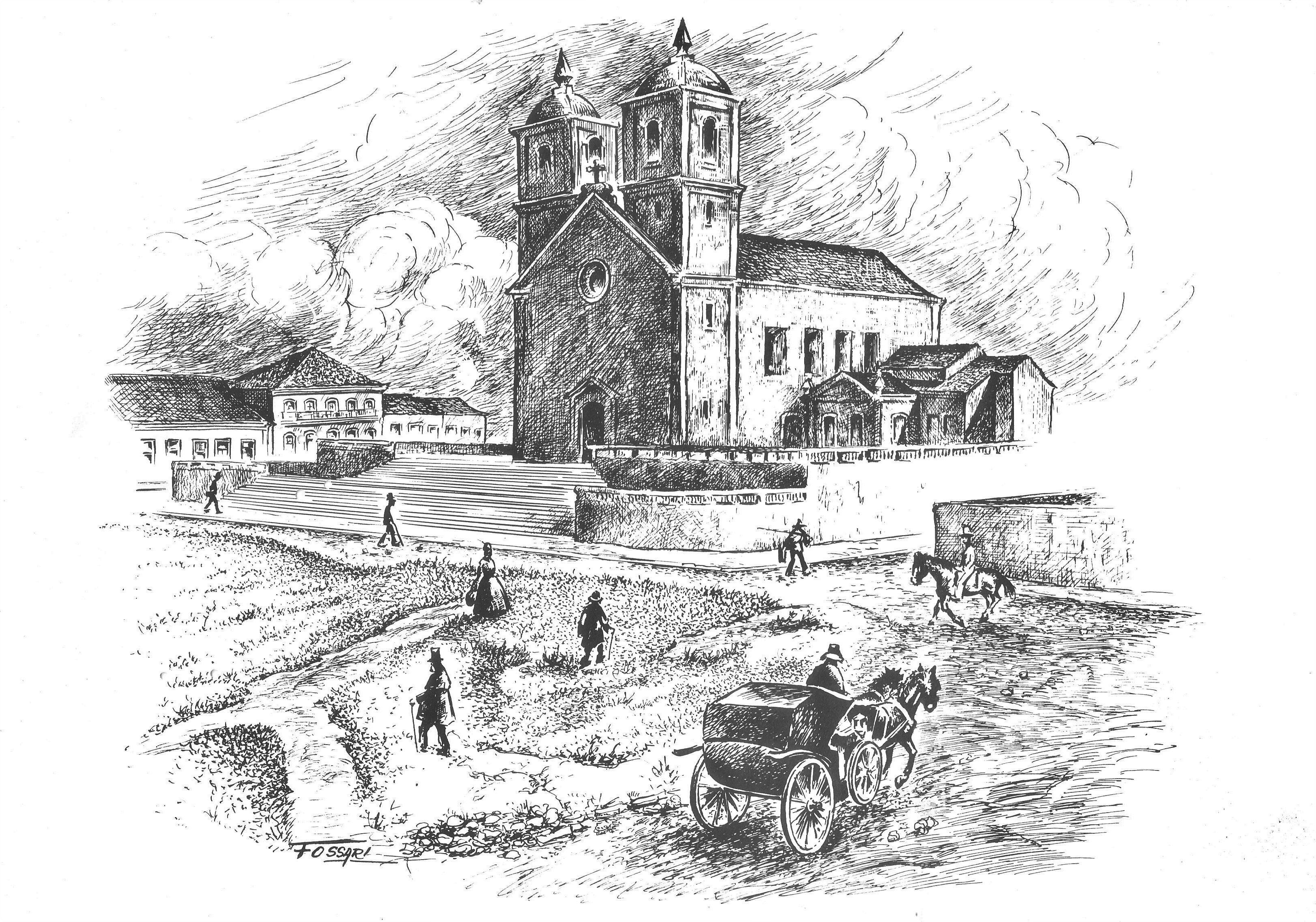 Este local é onde se encontra o altar da Catedral como conhecemos hoje em dia, que ao longo dos mais de 200 anos passou por inúmeras modificações e reformas - Reprodução/Domingos Fossari/ND