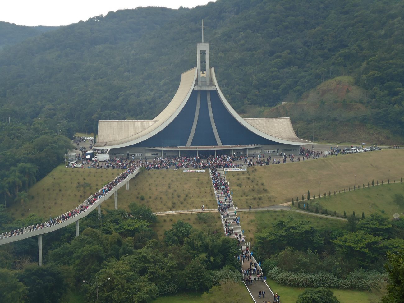 Santuário recebe 70 mil visitantes por mês e será a âncora do projetoFoto: Divulgação/Santuário Santa Paulina/ND
