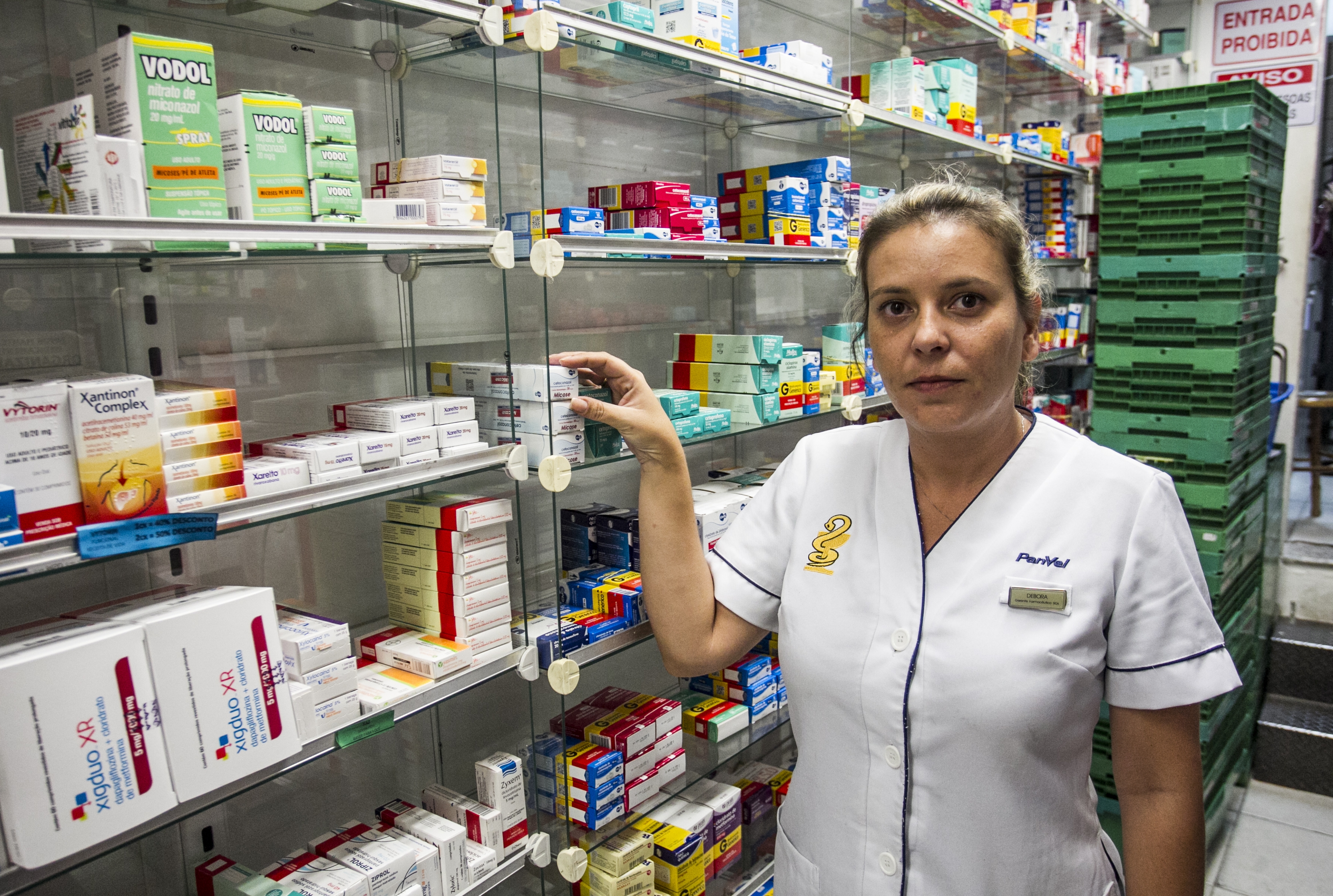 A farmac&ecirc;utica diz que os usu&aacute;rios do programa Aqui tem Farm&aacute;cia Popular est&atilde;o mal informados - Marco Santiago/ND