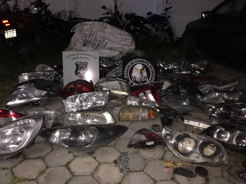 Polícia encontra desmanche de veículos usado por facção no Norte da Ilha