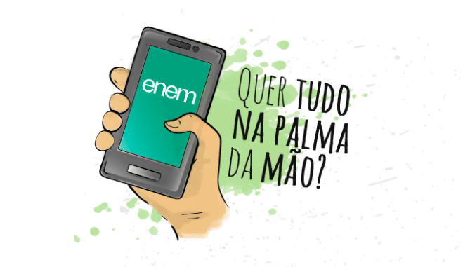 Aplicativo do Enem tem área aberta a pais e professores