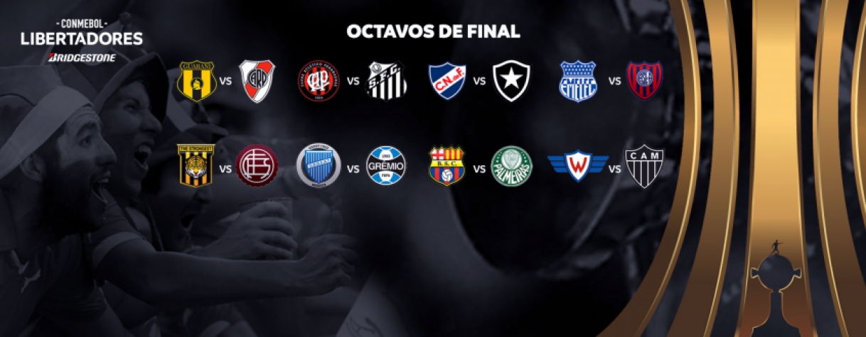 FOCO 24HRS: Conmebol divulga datas e horários dos jogos das oitavas da  Libertadores