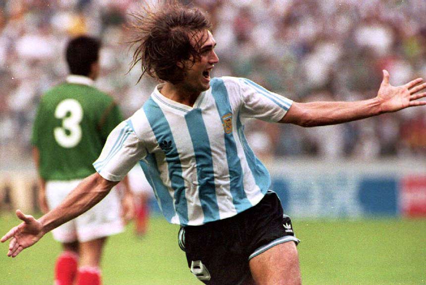 Gabriel Batistuta est&aacute; na hist&oacute;ria da Copa Am&eacute;rica – Foto: TIMOTHY A. CLARY / AFP