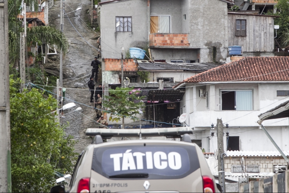 Chacina na Vila União, no bairro Vargem do Bom Jesus, terminou com cinco mortos e um ferido - Marco Santiago/ND