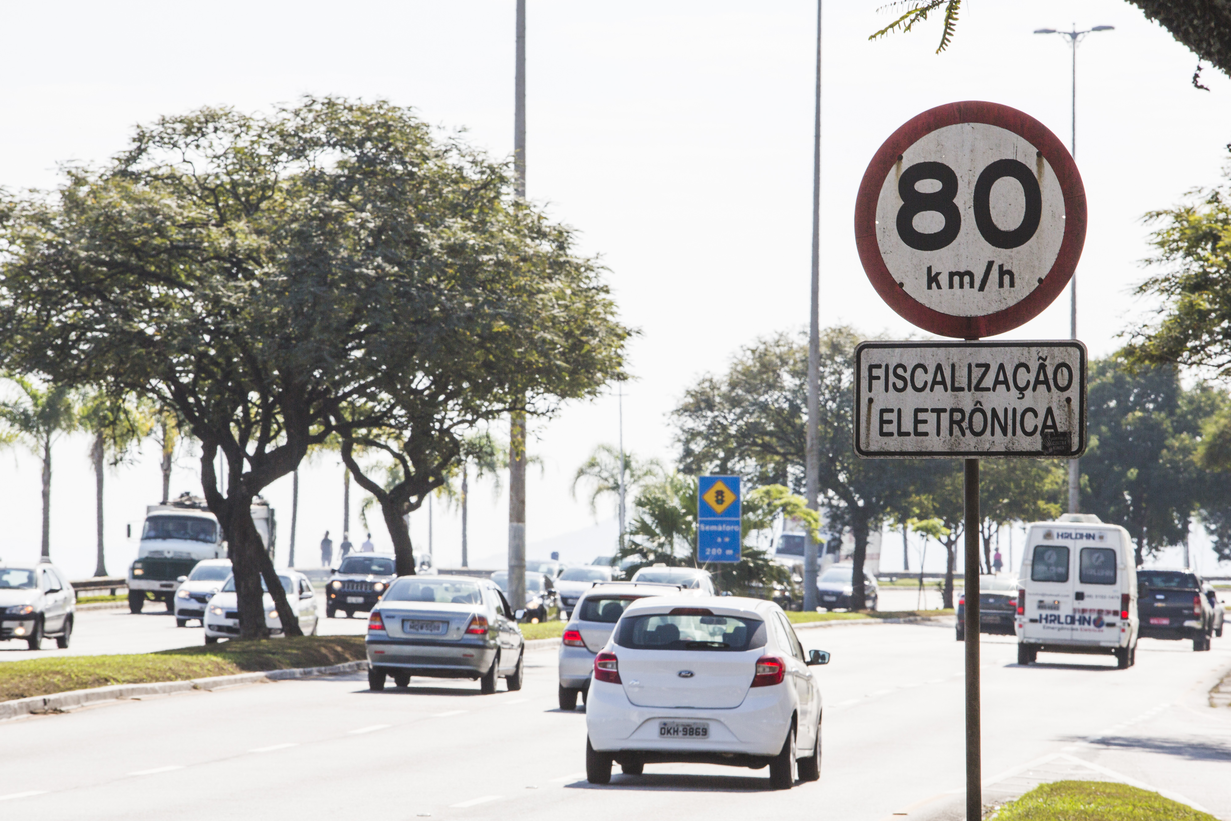 Avenida Beira-Mar Norte está sem radares